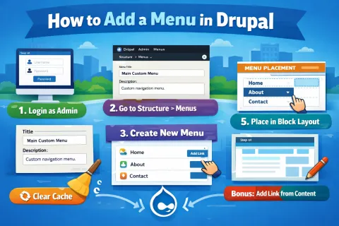 How to Add a Menu in Drupal